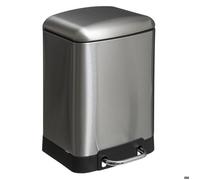Poubelle à pédale métal 6L ""Ariane"" inox - 5 five simply smart - Argent