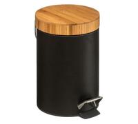 Poubelle à Pédale ""Natureo"" 3 litres Blanc Atmosphéra - Noir