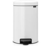 Brabantia Poubelle à pédale New Icon 12 litres Fermeture silencieuse Blanc