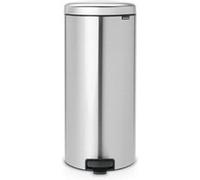 Poubelle à pédale NEWICON 30 l, résistant aux traces de doigts, acier mat, Brabantia