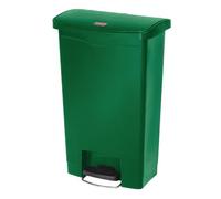 Poubelle à pédale - RUBBERMAID - Slim Jim 50 L - 50 L - Gris - Polyéthylène - Pédale renforcée