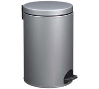 Poubelle à pédale - Sania 20 L gris métal
