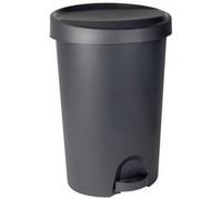 Poubelle à pédale Stepy, 45 litres, PP, anthracite