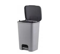 Poubelle à pédales Curver Essentials gris clair