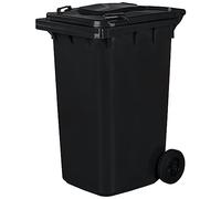Poubelle à roulettes avec roues en caoutchouc 240 litres vert