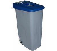 Poubelle à Roulettes Denox 110 L Bleu 58 x 41 x 89 cm Bleu