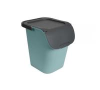 Poubelle à tri avec grande ouverture 40 litres - Vert