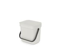 Poubelle alimentaire Brabantia Sort & go (8 gal gris clair) Petit bac compost de cuisine de comptoir avec poign e et couvercle amovible Facile