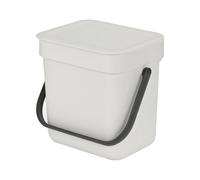 Poubelle alimentaire Sort & Go light grey, 3 L