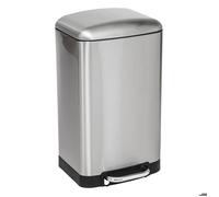 5five Poubelle de cuisine Ariane 20 L inox, pédale, seau amovible, Argent
