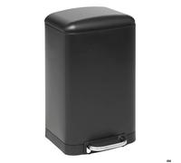 Poubelle ""Ariane"" 20L en métal noir - 5five