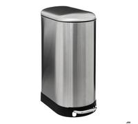 5five Poubelle Ariane en acier inoxydable 30 L