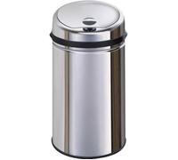 Poubelle automatique 30 l chromé avec seau