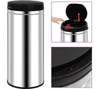 Poubelle automatique à capteur 80 L inox