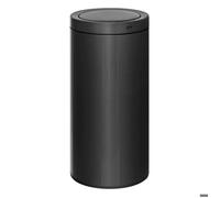 5five Poubelle automatique Delta 40 L métal noir