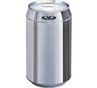 Kitchen Move Poubelle de cuisine automatique CAN 30 L acier inox forme canette avec seau
