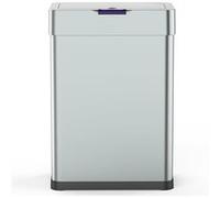 Poubelle automatique inox DAYTONA argent 60L 17 G