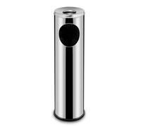 Poubelle avec cendrier 15L 200x(H)700 mm