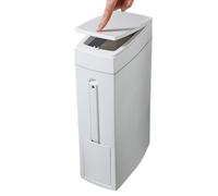 Poubelle avec couvercle, 4,5 l, avec brosse WC, moderne, couvercle pour la maison, le dortoir d'étudiant, la salle de bain, l'université, la cuisine et la chambre à coucher