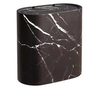 poubelle avec couvercle - Boudoir Refuse Tin, mince couvert | Poubelle compacte décorative pour cuisine, chambre, dortoir, maison, intérieur, presse à troc