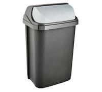 keeeper Poubelle roll-top Okt 2053711 plastique 25 L graphite/crème