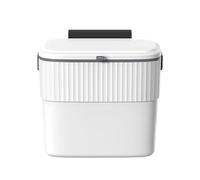 Poubelle - Bacs De Déchets ABS | Poubelles De Nettoyage Facile, Manche De Transport, Organisateur De Déchets Alimentaires Empilables, Vert Socle Profond, Chambre À Coucher Sous Tables Detable