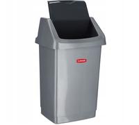 Poubelle Basculante Curver 15L, Graphite, Design Robuste et Élégant