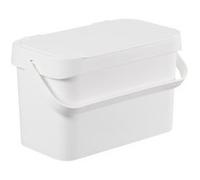 Poubelle bio 'Collect Biowaste', 5 L, blanc