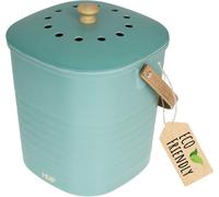 Poubelle Bio Durable De Cuisine, Seau À Compost Inodore Avec Couvercle 3 L Vert