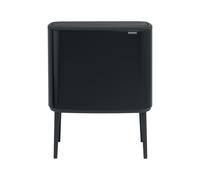 Brabantia Poubelle Bo Touch bin Tri 11 + 23 Litres Noir