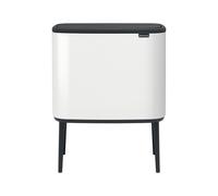 BRABANTIA Poubelle Bo Touch Bin - 36 L - Blanc