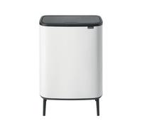 Poubelle Bo Touch Bin Hi Brabantia 60 L, blanc