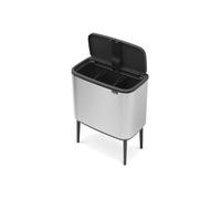brabantia Bo Touch Bin 3x11 Litres - Matt Steel Fingerprint Proof