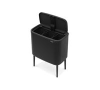 Poubelle Bo Touch bin Tri 3 x 11 Litres Noir, Brabantia