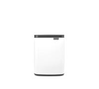 Poubelle - Brabantia - Bo 7L - Ouverture facile - Fermeture silencieuse - Fixation murale - Blanc
