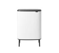 Poubelle - BRABANTIA - Bo Touch Bin Hi - 60 L - Blanc - Touch