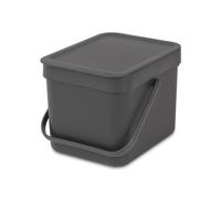 Composteur de cuisine BRABANTIA Compost Waste Bin Sort & Go 6L Grey
