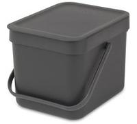 Poubelle Brabantia Sort et Go 109720 6 L Gris Noir G