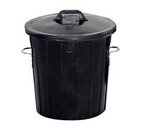 Poubelle caoutchouc noire 75 L