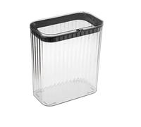 Poubelle carrée Transparente Simple, lumière de Luxe, Poubelle Domestique Suspendue au Mur, Salon pour Cuisine(12L)