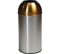 Poubelle Collecteur Push Inox 40L Probbax G