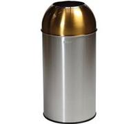 Poubelle Collecteur Push Inox 40L Probbax inox G
