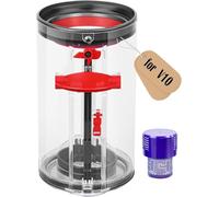 Poubelle Collecteur Réservoir pour Dyson V10 SV12 Bac à Poussière Pièces Détachées Accessoire SV13 SV27 Conteneur Cuve Rechange pour Aspirateur Accessoires avec filtre HEPA