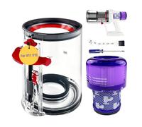 Poubelle Collecteur Réservoir pour Dyson V11 V15 Filtre Bac à Poussière pour Dyson Transparent Cuve Pièces Détachées Accessoires Conteneur Filtrante Rechange Accessoires Dust Bin