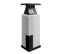 Poubelle Commerciale Verticale avec cendrier intégré, résistante à la Pluie et à l'eau, pour Une Utilisation intérieure et extérieure, idéale pour Les hôtels.