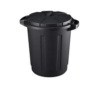 Poubelle Communautaire Noire 80 Litres Avec Couvercle Mondex
