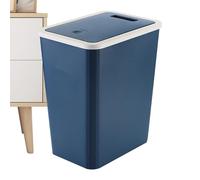 Poubelle | Conteneur de recyclage 13 L avec couvercle | Récipient à Déchets | pour une utilisation à l'intérieur, dans la salle de bain, dans la cuisine, la chambre, le salon, à l'hôtel, dan