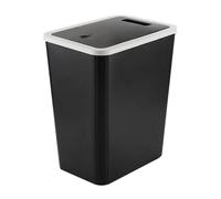 Poubelle - Corbeille de recyclage de cuisine - Corbeille à déchets avec couvercle - Poubelle de recyclage moderne de 13 l avec dessus presse-poubelles