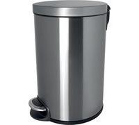 Poubelle cosmétique à pédale 'the silent', 5 L, argent