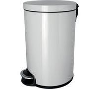 Poubelle cosmétique à pédale 'the silent', 5 L, blanc